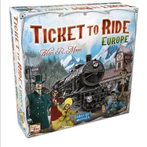 Alan R Moon ‘Ticket To Ride Europe’ Board Game